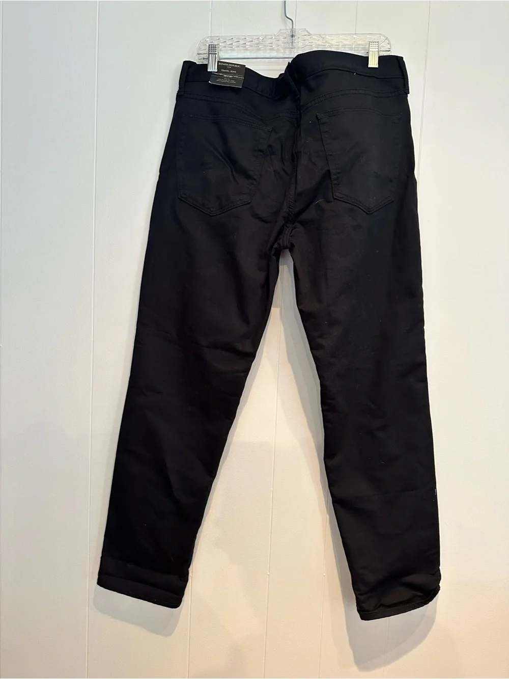 Banana Republic Factory Travel Jean Slim Fit 36x30 Black Stretch NWT Mens - Picture 9 of 10
